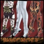 Deadly Knits II: For Gizmee's knitted stockings